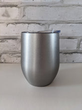 Colored Wine Tumbler with closing lid-Sublimation Blank-Elliott Creations